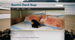 Desktop Screenshot of annettesbeachhouse.com