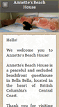 Mobile Screenshot of annettesbeachhouse.com